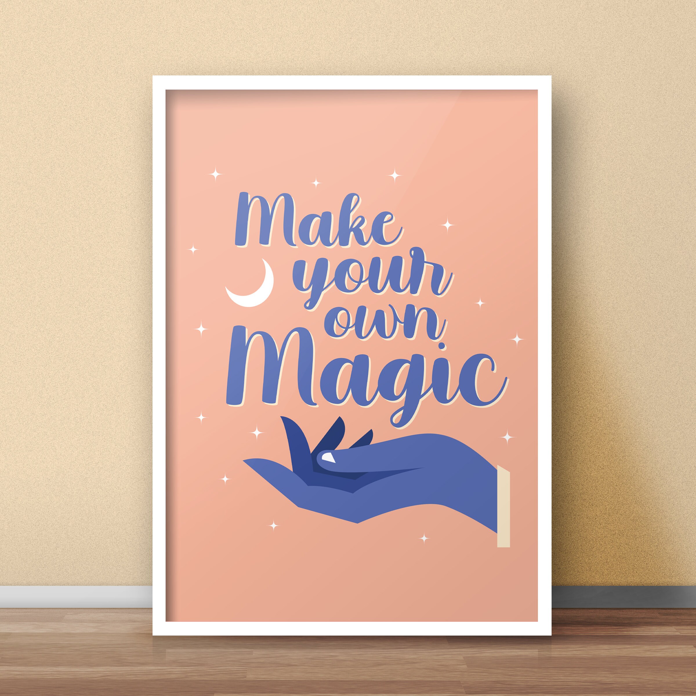 Make Your Own Magic Digital Print Wall Art Poster Etsy