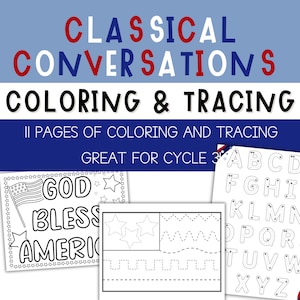Classical Conversations Cycle 3 Scribblers Tracing Sheets - Cycle 3 CC ...