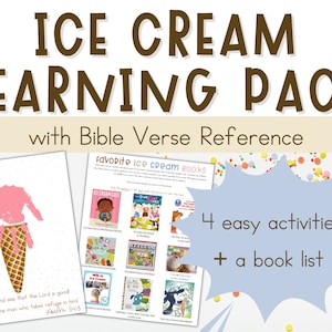 Ice Cream Learning - Ice Cream Unit Study - Ice Cream Morning Basket Theme