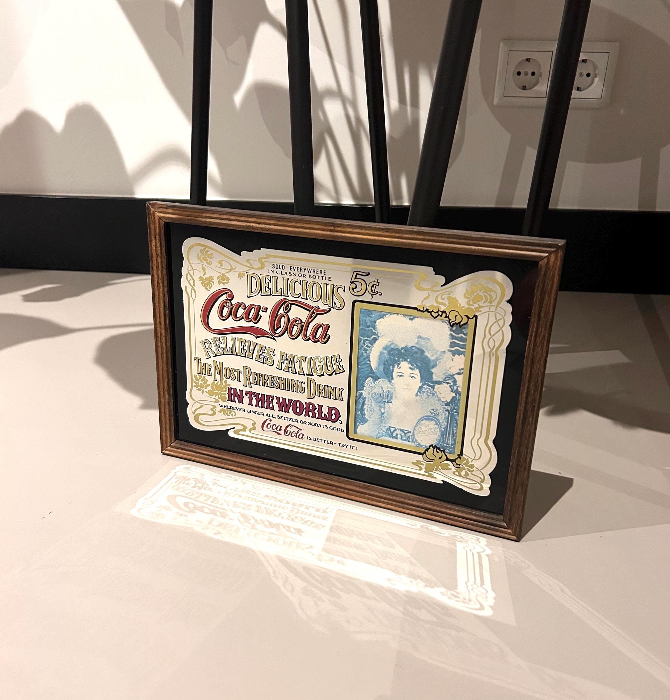 Vintage Coke Mirror - Etsy