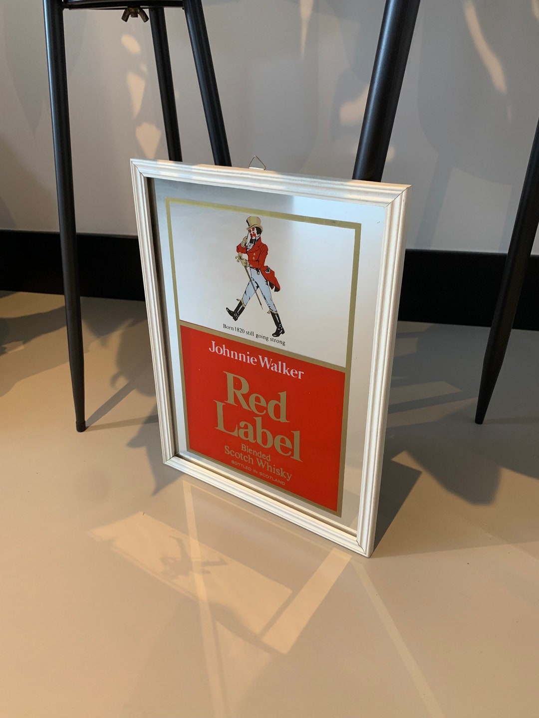 Vintage 1970 Johnnie Walker Mirror 2 Etsy