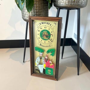 Rare 1980s St. Michel Cigarettes Wall Clock – Vintage Tobacco Advertising