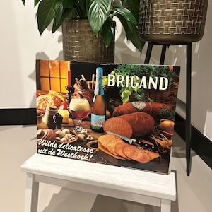 Vintage RARE 1980’s Belgium Brigand Beer - Carton Bar Sign