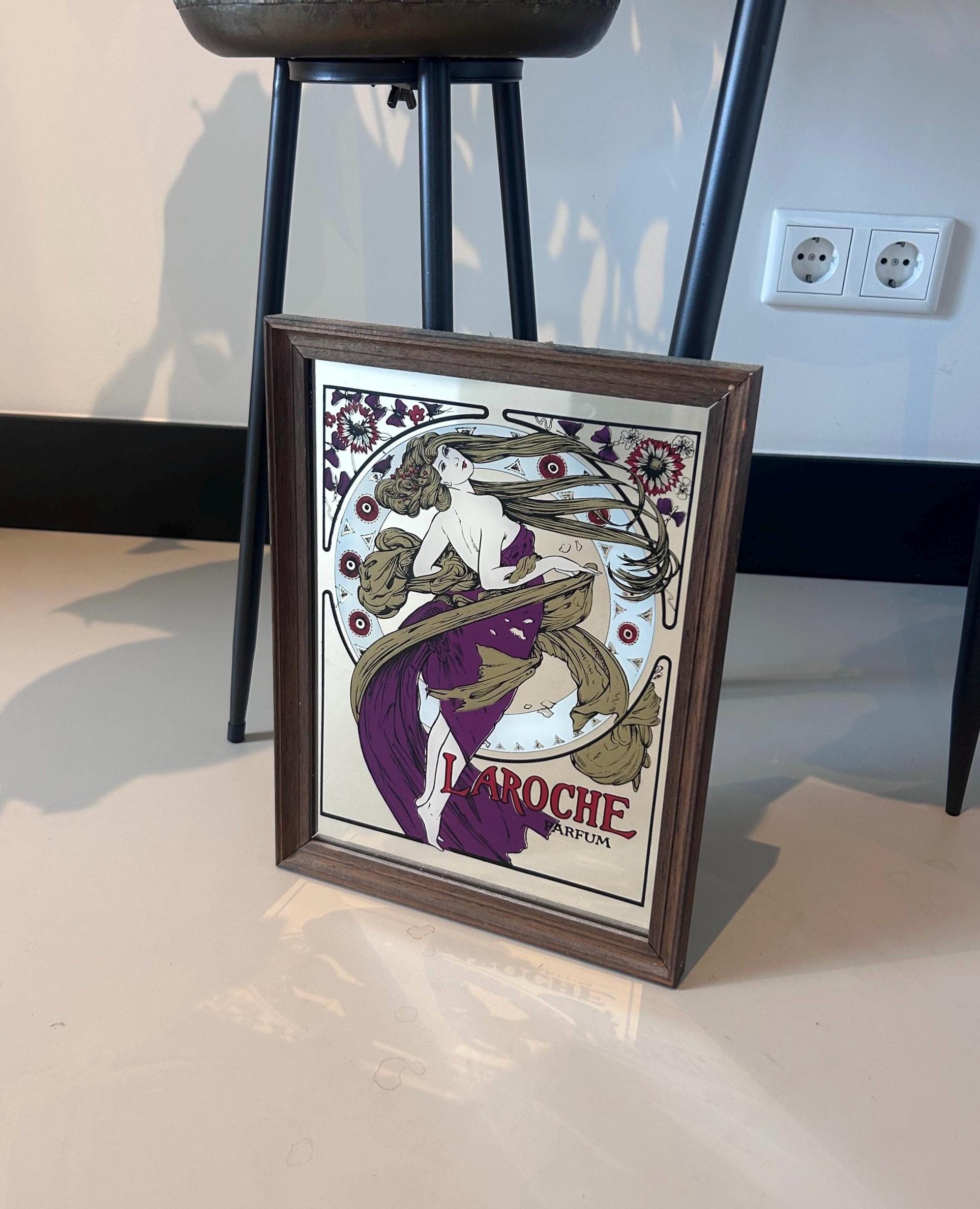 Vintage 1970s Laroche 'Art Nouveau' Perfume Mirror