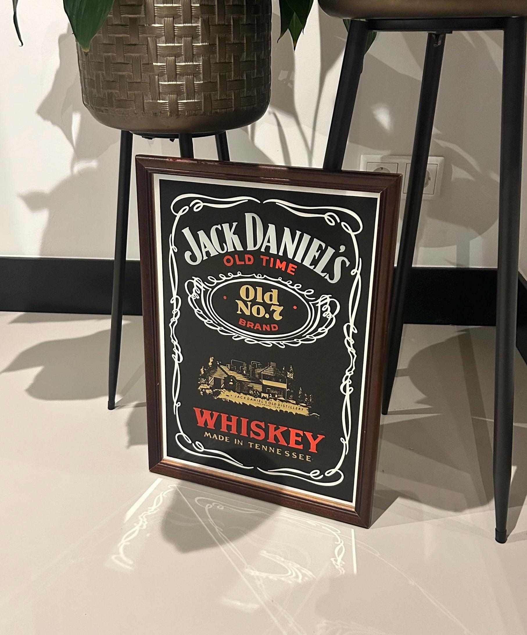 Vintage Rare 1980 Jack Daniels Whiskey Mirror #2