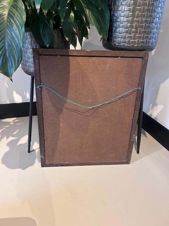 Vintage Bowie's Rock and Rye BIG Advertising Mirror | Retro Bar