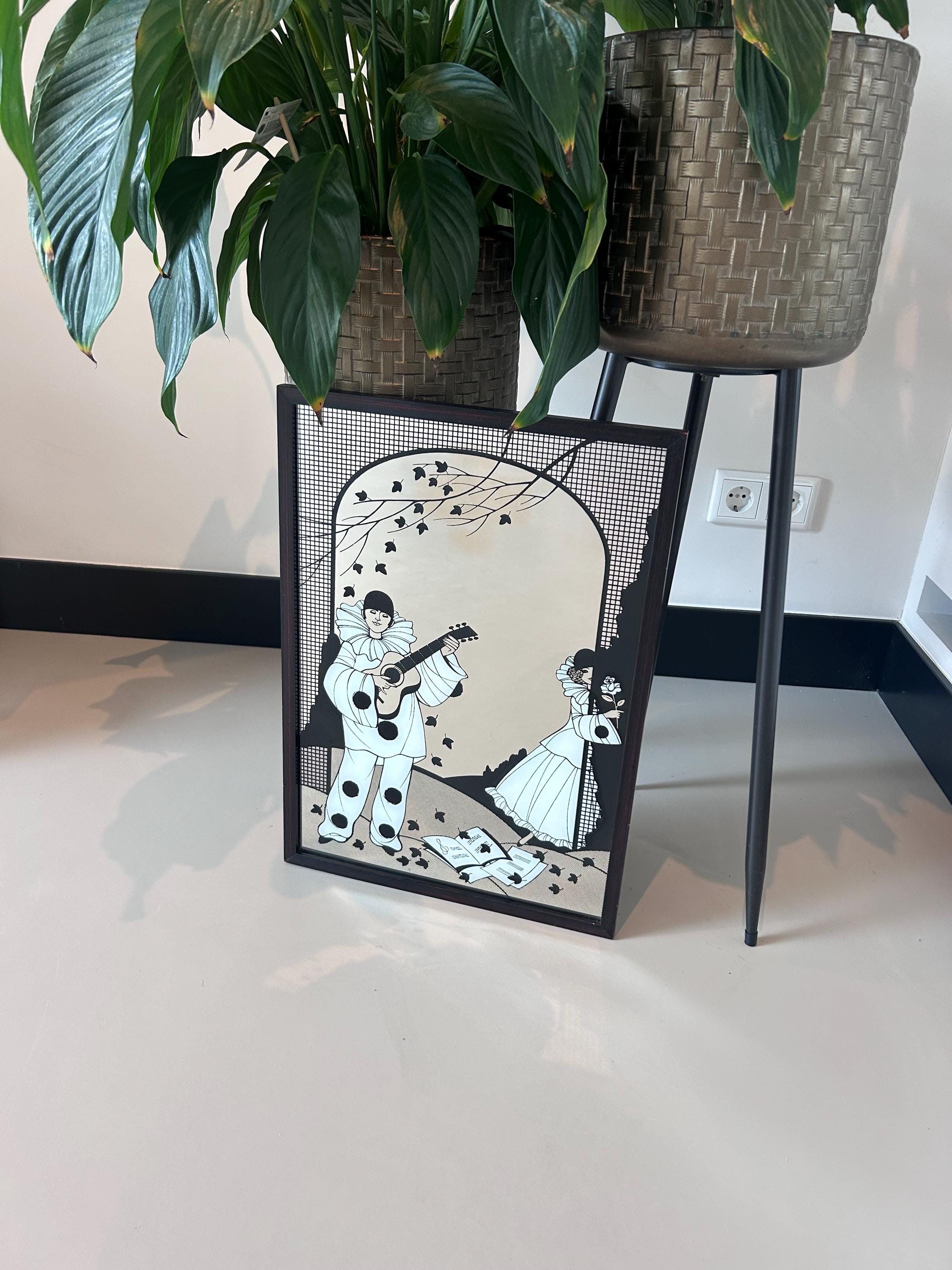 ヴィンテージミラー ピエロ 大型 1960年代 ヴィンテージ BIG 1970 希少