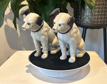 Vintage Nipper RCA Victor Dog and Phonograph Ceramic Figurine - Etsy