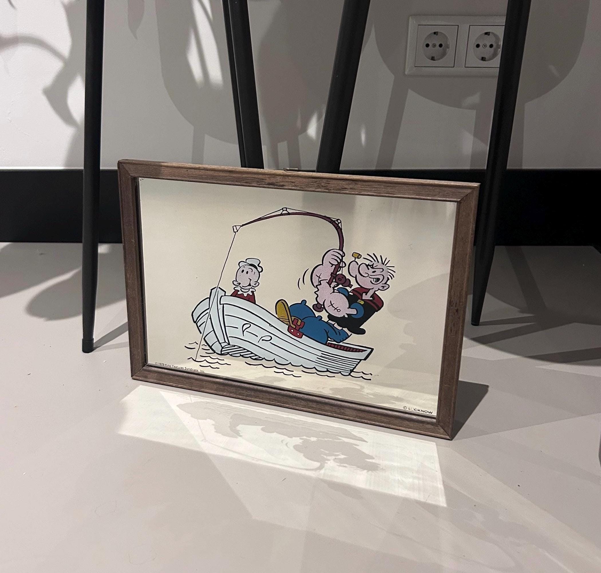 Vintage 1979 Original Popeye Collector Mirror #1 - Etsy