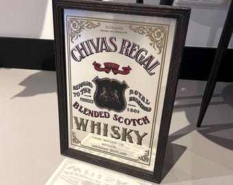 Vintage Chivas Regal Spiegel Nr. 3 aus den 1970er Jahren