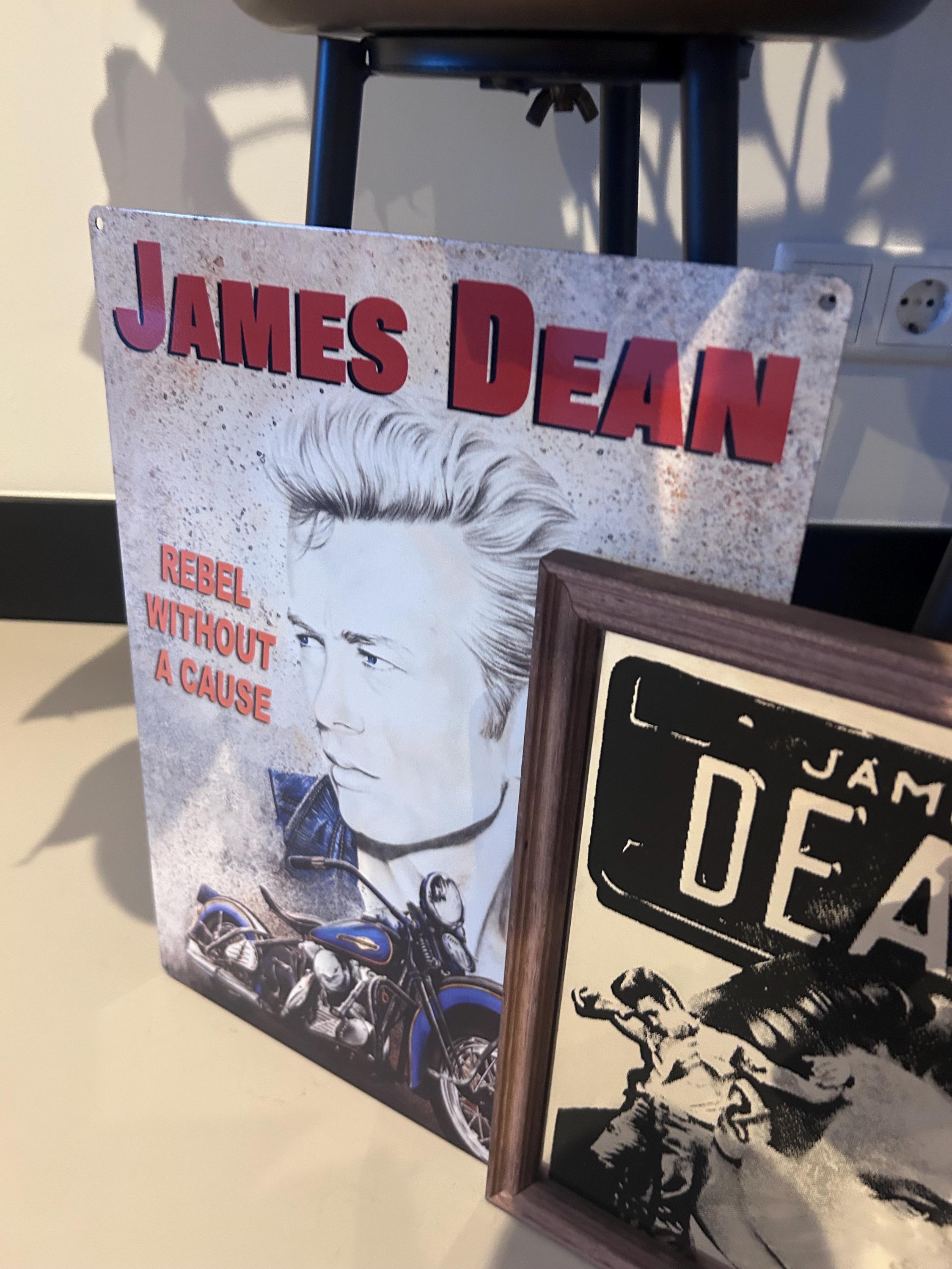 ヴィンテージ ジェームズ・ディーン コレクターセット ミラー＆メタル
