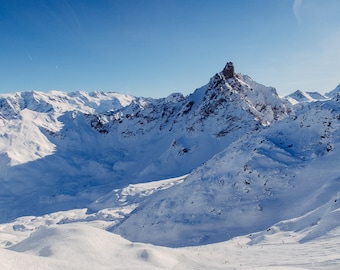 Aiguille Du Fruit Courchevel in the French Alps, Limited Edition Fine Art Photographic Print