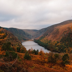 Glendalough Lake Wicklow Mountains in Autumn, Limited Edition Fine Art Photographic Print
