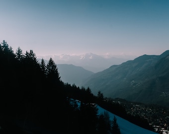 Le Praz Courchevel in the French Alps, Limited Edition Fine Art Photographic Print