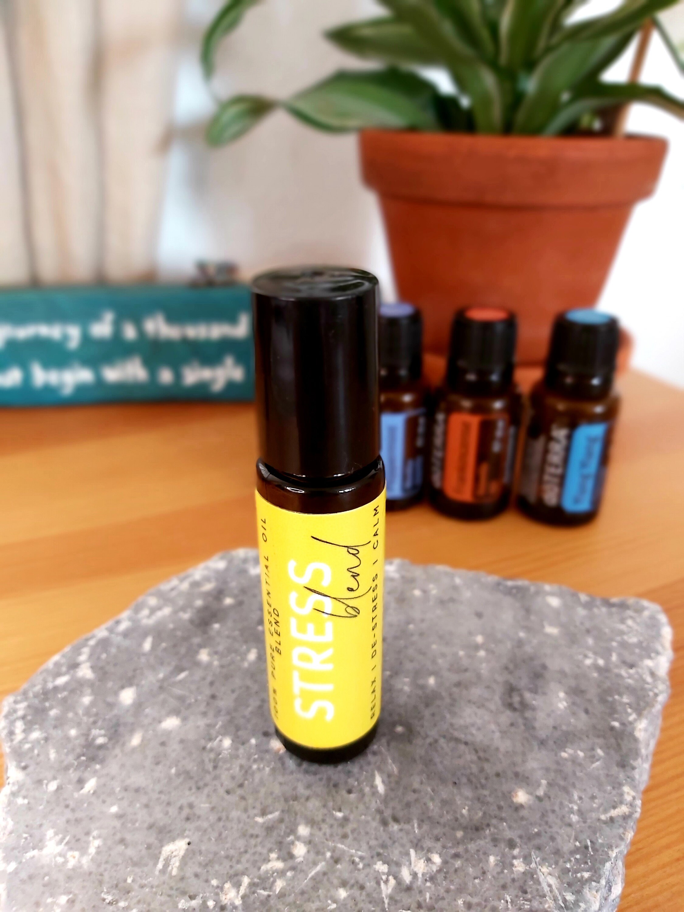 stress essential oil blend