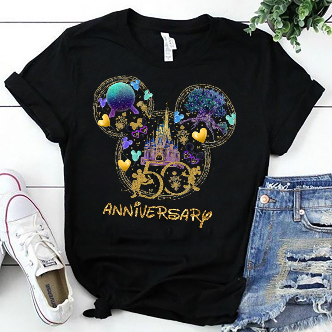 disneyworld 50th anniversary t shirts