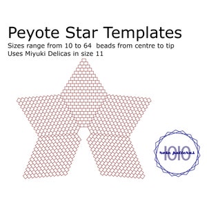 Peyote Star Templates