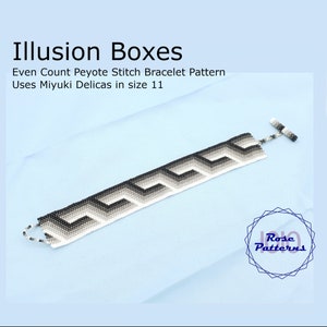 イリュージョン ボックス ペヨーテ ブレスレット (ミユキ デリカ サイズ 11 偶数カウント)