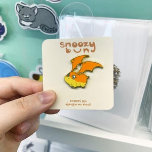 Patamon Pin - digimon cute nostalgia 90's silly lapel enamel pin digital monster vpet 2000s