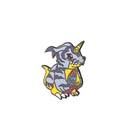 Gabumon Pin - digimon cute nostalgia 90's silly lapel enamel pin digital monster vpet 2000s