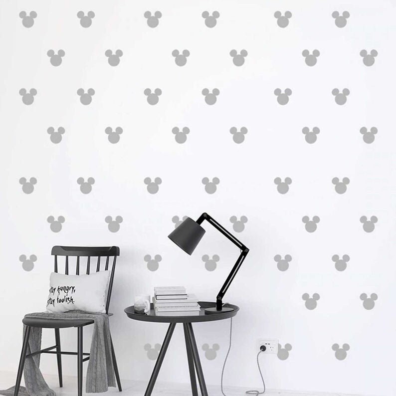 24 Pc's Disney Mickey Minnie Wall Stickers for Kids Rooms Etsy UK