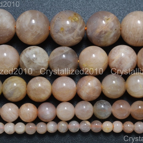 Sunstone Gemme naturelle Perles lâches 4mm 6mm 8mm 10mm 12mm 14mm 16mm 15.5 »