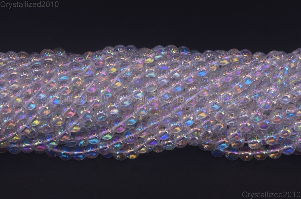 20/30/50/100pcs Perles En Verre Cristal D'imitation Mat 8mm - France