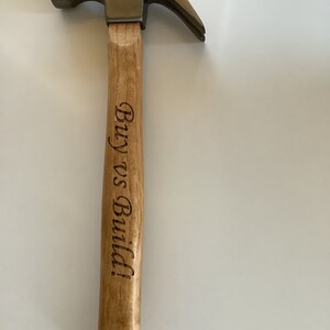 Engraved Hammer, Personalized Hammer, Custom Hammer, Personalized Father's Day, Gifts for Men, Husband Anniversary, Boyfriend Birthday Gift image 4