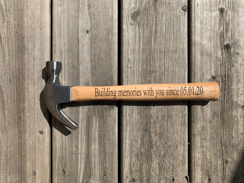 Engraved Hammer, Personalized Hammer, Custom Hammer, Personalized Father's Day, Gifts for Men, Husband Anniversary, Boyfriend Birthday Gift image 8