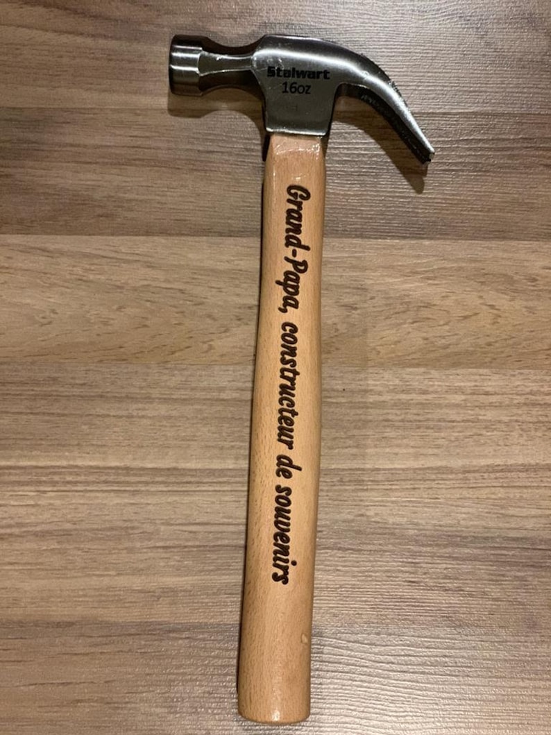 Engraved Hammer, Personalized Hammer, Custom Hammer, Personalized Father's Day, Gifts for Men, Husband Anniversary, Boyfriend Birthday Gift image 7