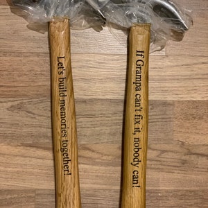 Engraved Hammer, Personalized Hammer, Custom Hammer, Personalized Father's Day, Gifts for Men, Husband Anniversary, Boyfriend Birthday Gift image 3