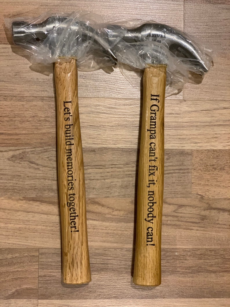 Engraved Hammer, Personalized Hammer, Custom Hammer, Personalized Father's Day, Gifts for Men, Husband Anniversary, Boyfriend Birthday Gift image 3