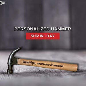 Custom Engraved Claw Hammer, Personalized Hammer, Initial Hammer, Retirement Gift, Dad Birthday Gift, Multi Tool for Men, Anniversary Gift