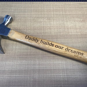 Engraved Hammer, Personalized Hammer, Custom Hammer, Personalized Father's Day, Gifts for Men, Husband Anniversary, Boyfriend Birthday Gift image 5