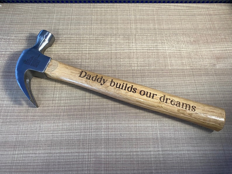 Engraved Hammer, Personalized Hammer, Custom Hammer, Personalized Father's Day, Gifts for Men, Husband Anniversary, Boyfriend Birthday Gift image 5