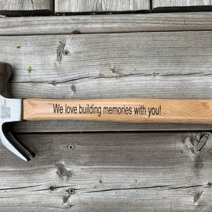 Engraved Hammer, Personalized Hammer, Custom Hammer, Personalized Father's Day, Gifts for Men, Husband Anniversary, Boyfriend Birthday Gift