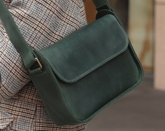 leather crossbody bag, crossbody purse, cross body bag, leather purse, leather bag, shoulder bag, leather handbag, small crossbody bag