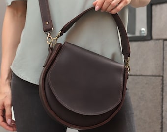 crossbody bag, saddle bag, cross body bag, leather purse women, leathe shoulder bag, womens leather handbag, leather crossbody bag