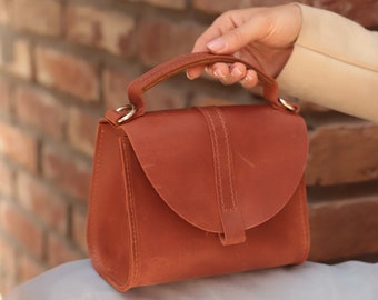 leather crossbody bag, crossbody purse bag, small crossbody bag, leather purse, leather brown bag, purse crossbody, bridesmaid gift,