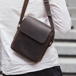 mens shoulder bag, crossbody bag men, mens crossbody bag, mens messenger bag, leather shoulder bag, cross body bag