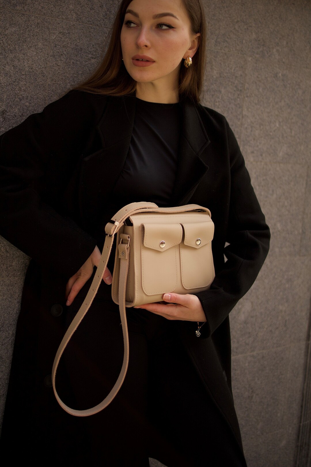 Women'S Shoulder Bag - Leather Luxury Handbag - Large Capacity Crossbody Bag