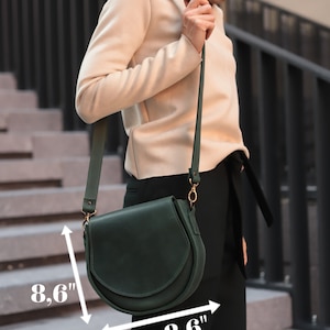 Leder Crossbody Taschen für Frauen, Leder Crossbody Bag, Leder Geldbörse Frauen, handgemachte Tasche, Crossbody Bag Frauen Leder, Crossbody Tasche Bild 8