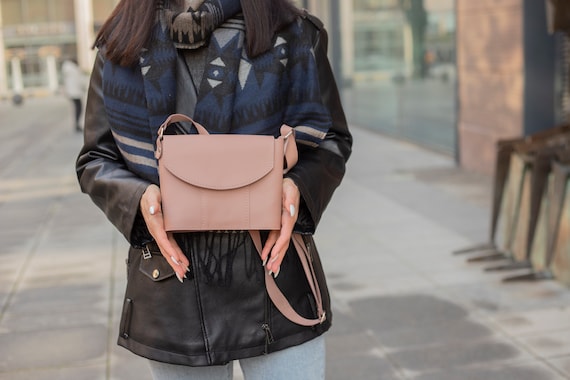 Lederen crossbody tas deals