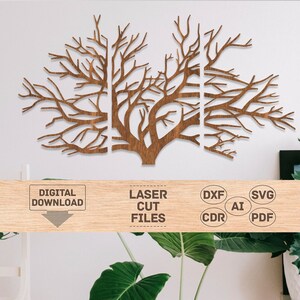 3 Panel wall art, 3 Panel wall decor, Tree of life wall art, Tree of life wall decor, Tree of life svg, Tree of life pdf, Tree of life dxf