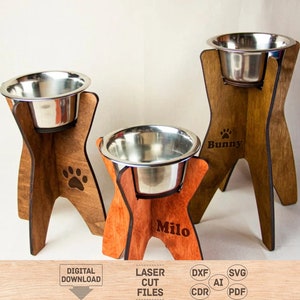 Yeti Raised Dog Bowl Stand - Bowl not included – Woodland Steelworks