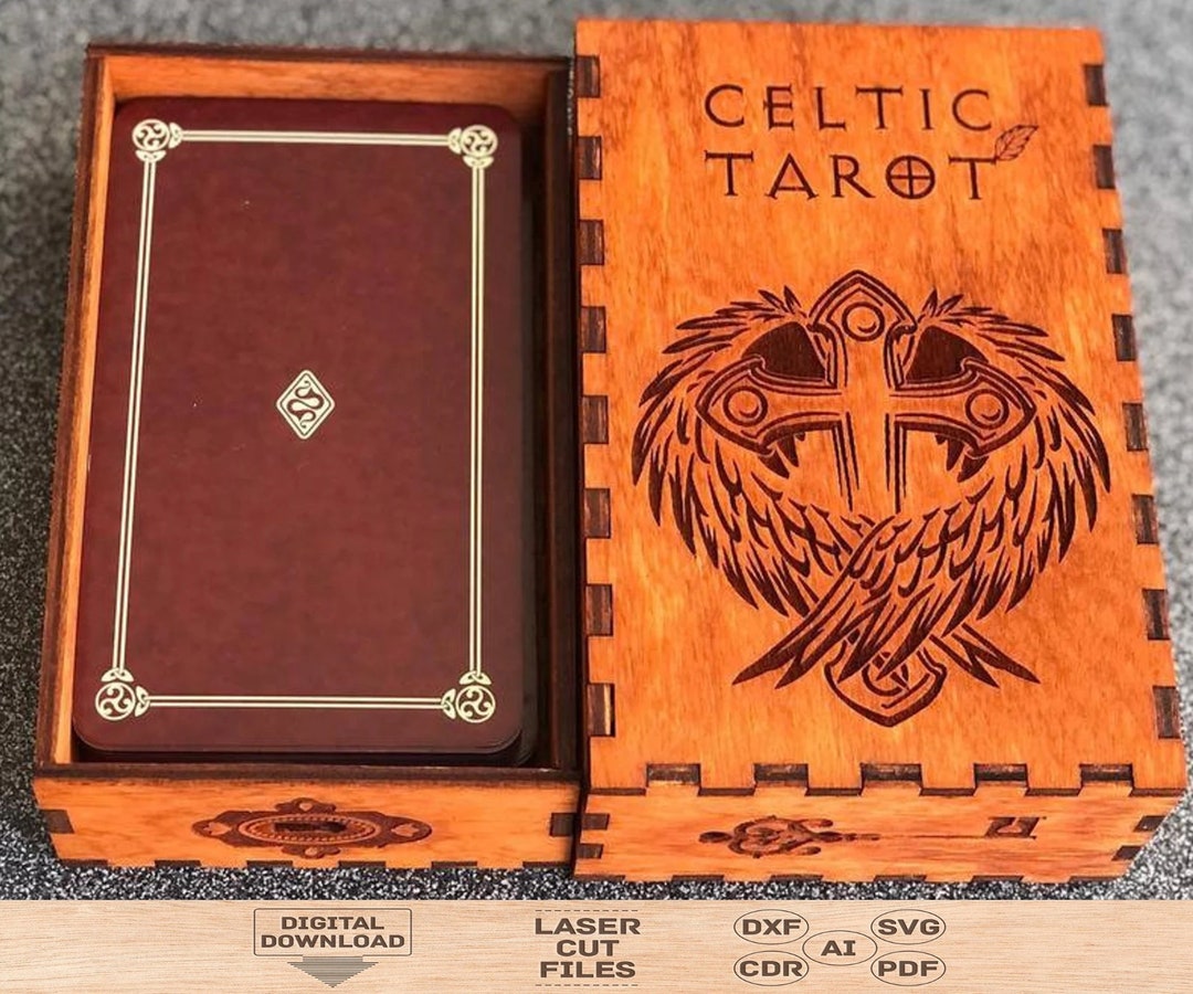 Tarot Storage Svg, Tarot Box Svg, Tarot Card Box Wood Svg, Tarot Card