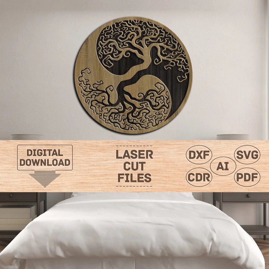 Tree of Life Wood Wall Art, Tree of Life Wood Wall Decor, Tree of Life