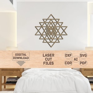 Sri Yantra Wanddekoration, Sri Yantra Wandkunst, Sri Yantra svg, Sri Yantra pdf, Sri Yantra Mandala svg, Sri Yantra Mandala pdf, Mandala svg