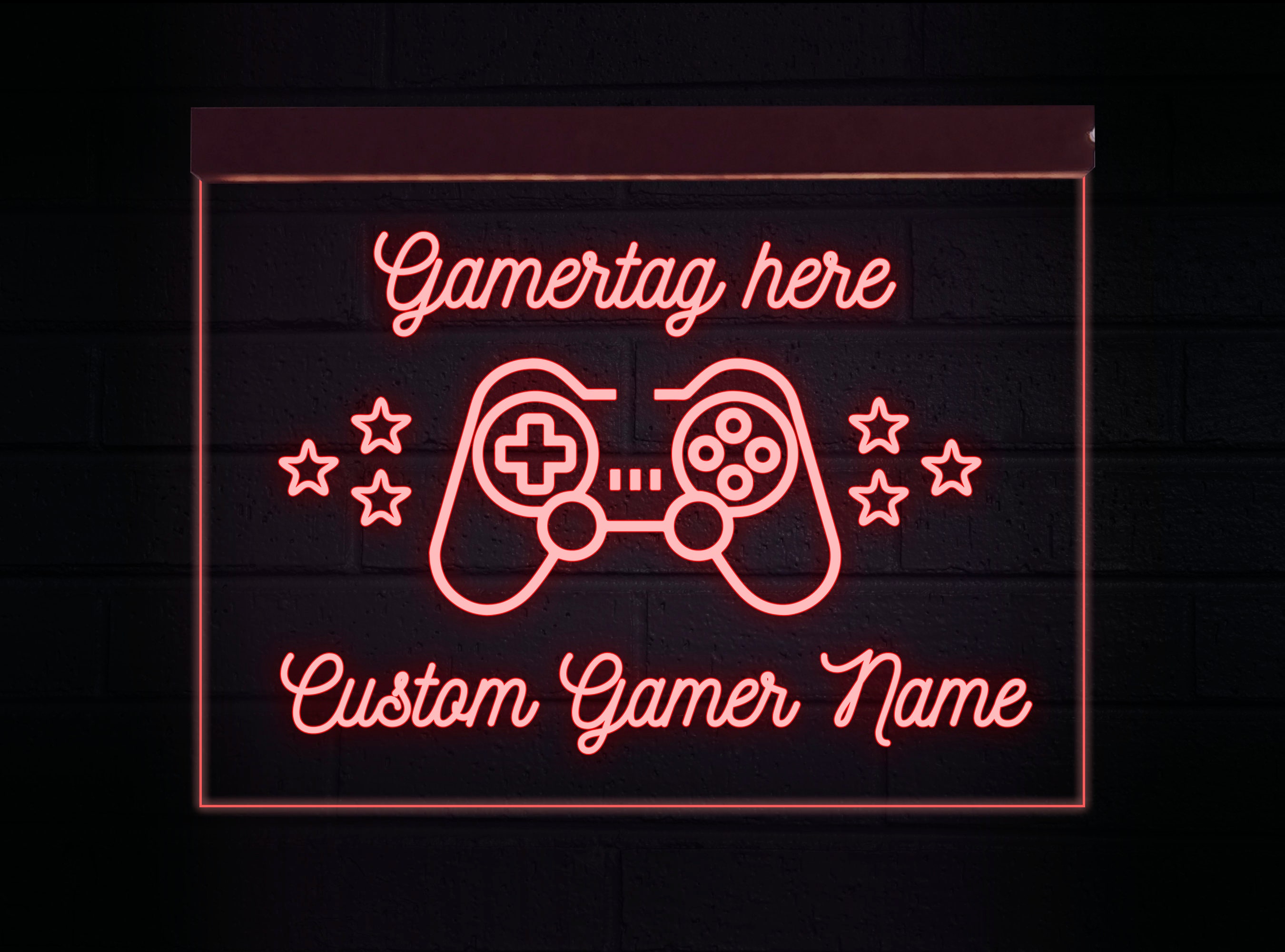 Video game neon signVideo game decor lightGaming name Etsy