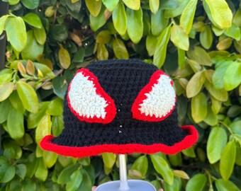 Crochet Spider-Man Bucket Hat